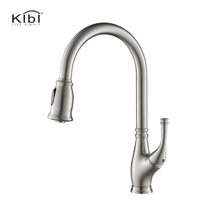 KIBI Summit Single Handle Pull Down Kitchen Sink Faucet KKF2009BN